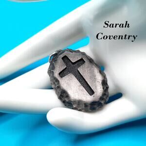 Vintage Coventry Cross Pendant, No Chain, 1970s Jewelry, Unisex